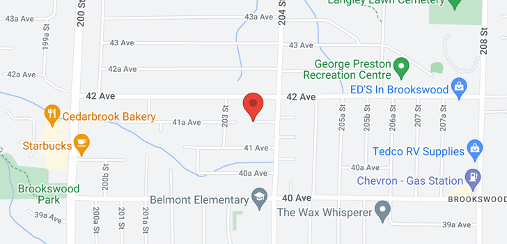 map of 20358 41A AVENUE